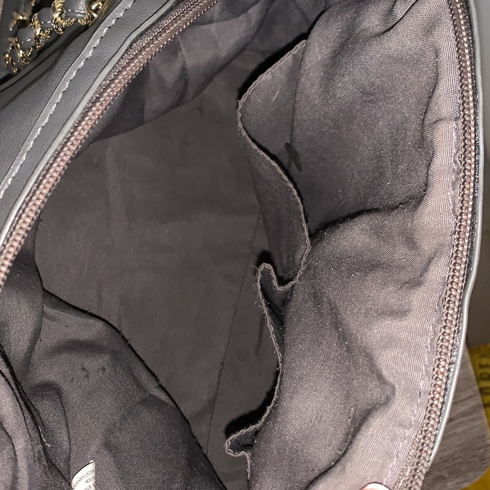 Apt 9 two tone gray, with gold accents handbag - Picture 7 of 11